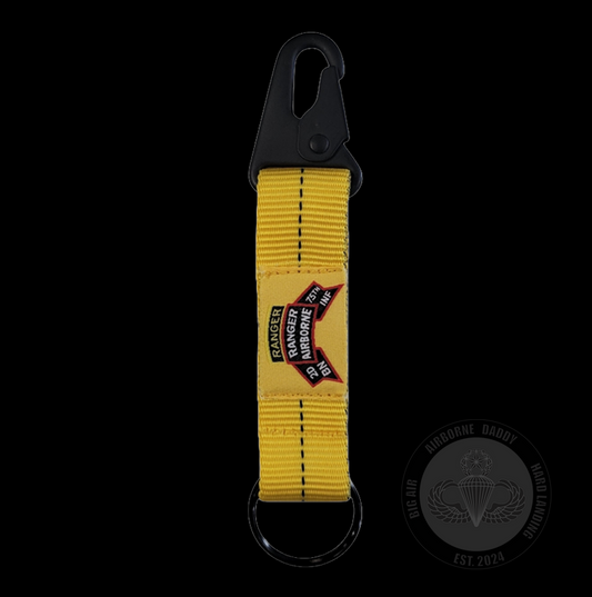 2d Ranger Bn Old Scroll Keychain Lanyard