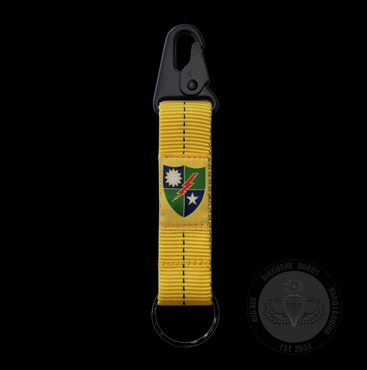 75th Ranger Regiment Crest Keychain Lanyard