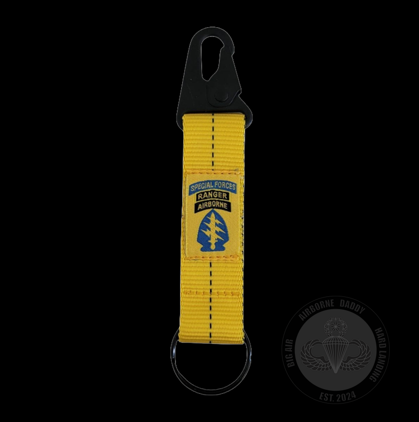 Special Forces Patch Keychain Lanyard
